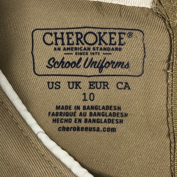 Cherokee school uniform tan dress, NWT, size 10 - Picture 5 of 6
